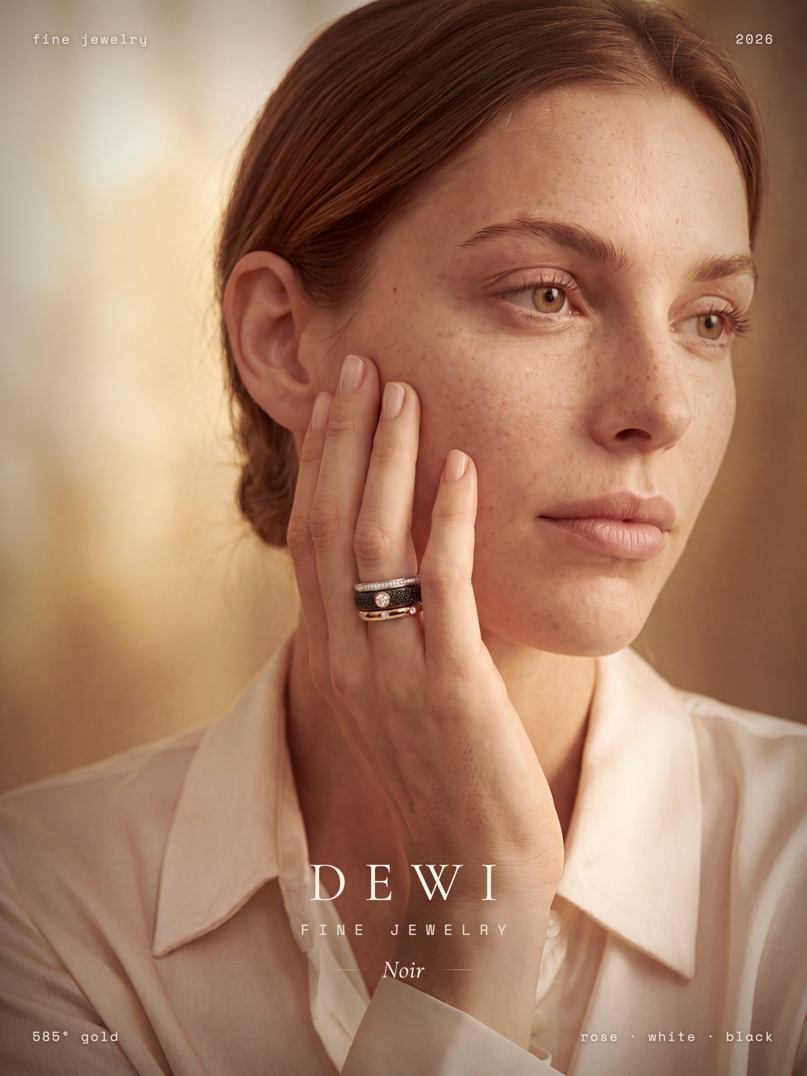 DEWI кольцо Ivory